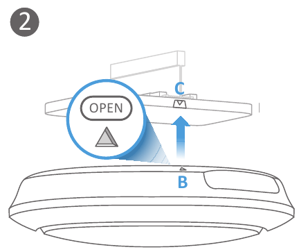 Montagem no Teto - Passo 2