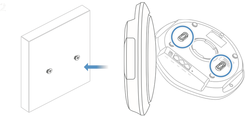 Montagem na Parede - Passo 2