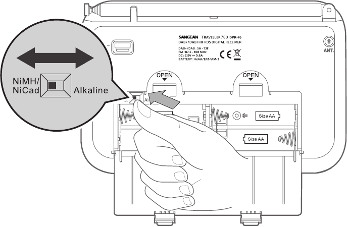 Zasilanie bateryjne - Krok 1