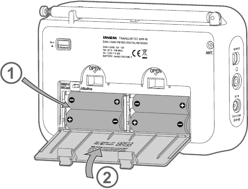 Zasilanie bateryjne - Krok 2
