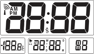 LCD-n&auml;yt&ouml;n symbolit