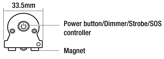Inawasha taa ya kazi ya kubebeka ya LED