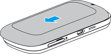 Wkładanie karty SIM i baterii - Krok 1