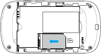 Wkładanie karty SIM i baterii - Krok 2