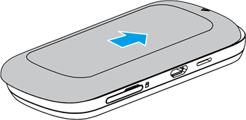 Wkładanie karty SIM i baterii - Krok 4