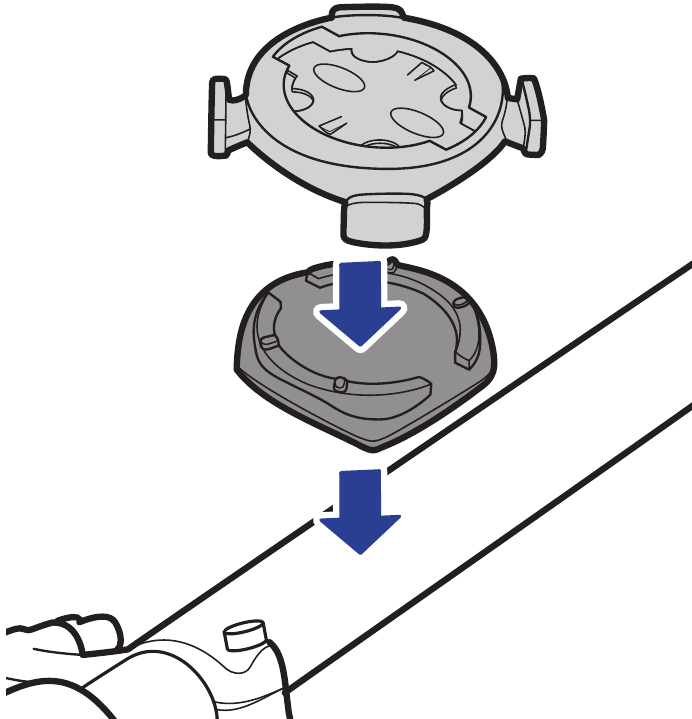 Montați pe bicicletă - Pasul 1