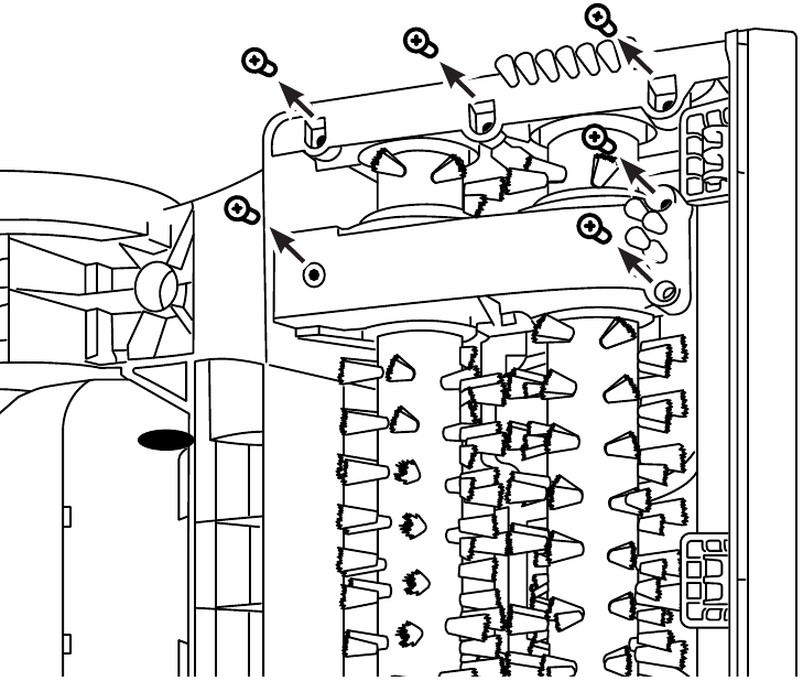 COME RIMUOVERE E PULIRE LA SPAZZOLA A RULLO - Passaggio 2