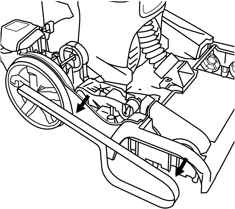 RIMOZIONE DELLA CINGHIA - Passaggio 3