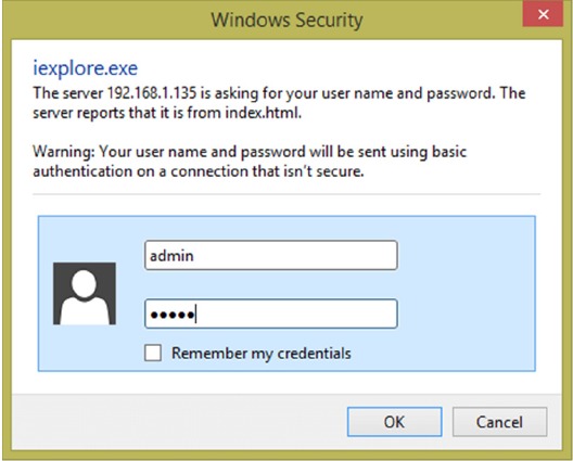 Prijava IP kamere v LAN - 2. korak