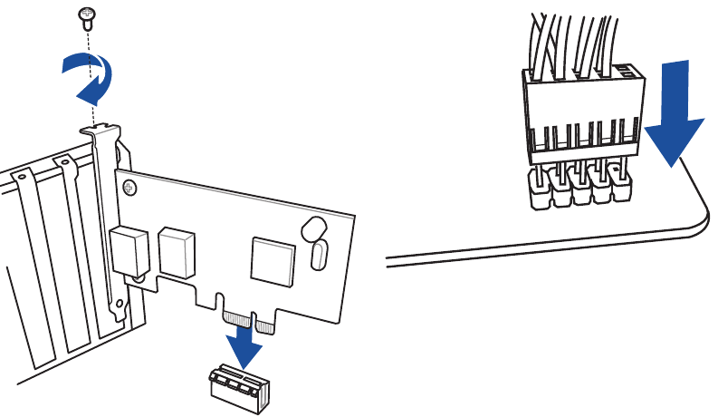 Namestite priključek sistemske plo&scaron;če