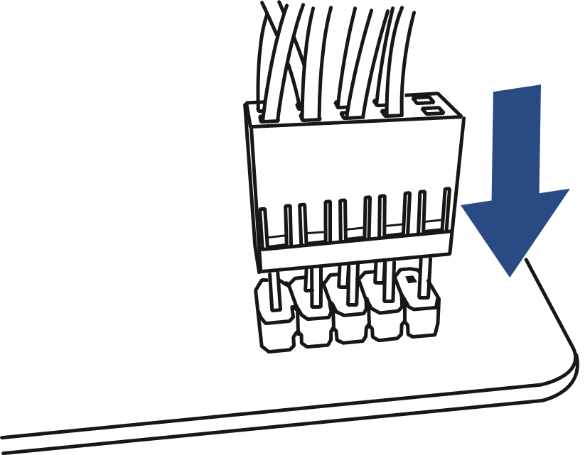 Namestite priključek sistemske plo&scaron;če