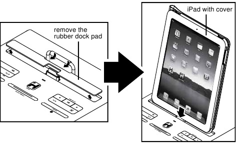 Encaixando seu iPad/iPhone/iPod