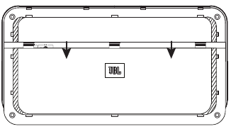 Сдвиньте крышку панели вниз