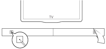 Soundbar'o montavimas ant sienos - 1 žingsnis