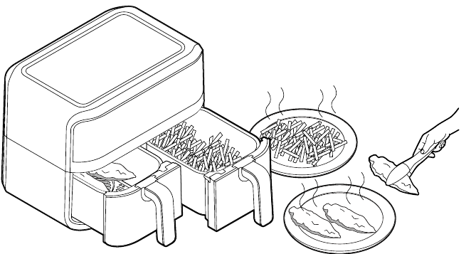 CUM SĂ GĂTIȚI &Icirc;N FRITEUZA CU AER - PASUL 4