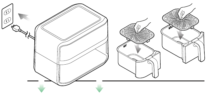CUM SĂ GĂTIȚI &Icirc;N FRITEUZA CU AER Pasul 1
