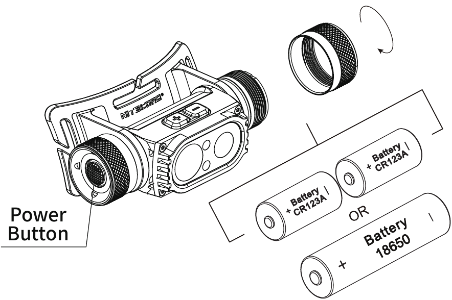Batteriinstallasjon / fjerning