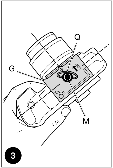 ASSEMBLING CAMERA ON PLATE