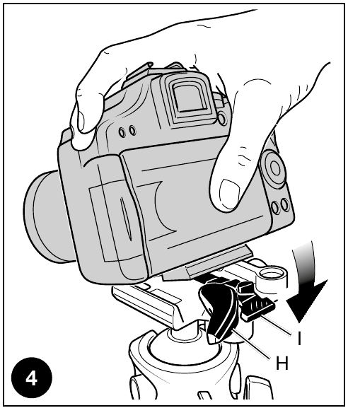 MOUNTING THE CAMERA ON THE HEAD - Step 1