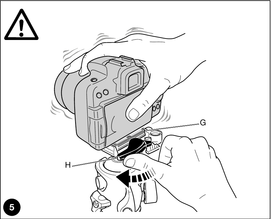 MOUNTING THE CAMERA ON THE HEAD - Step 2