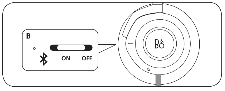Funcionamiento de la cancelaci&oacute;n activa de ruido (ANC) - con cable - Paso 2