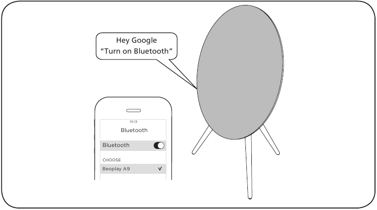Pemasangan Bluetooth - dengan Google Assistant