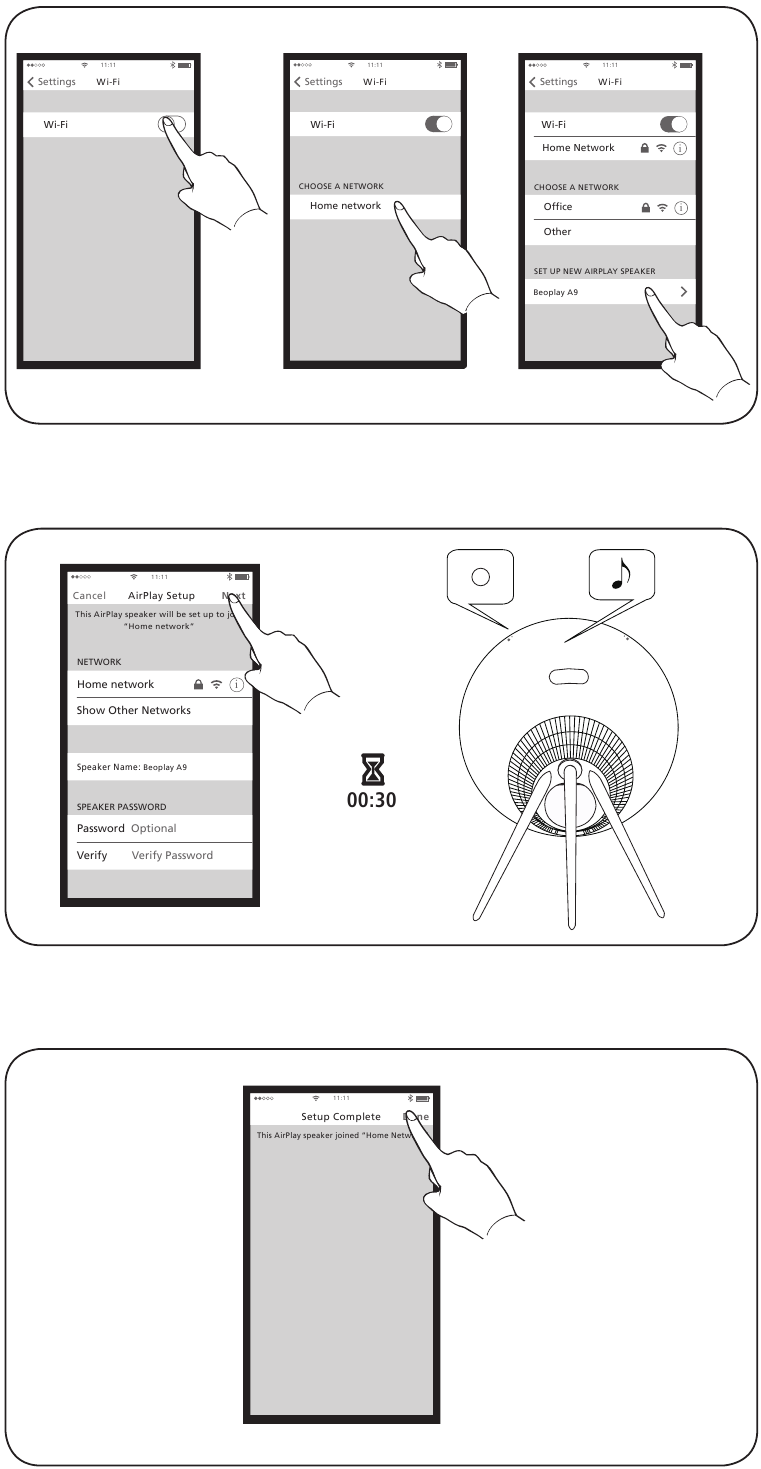 Cara menghubungkan dengan Airplay melalui WiFi