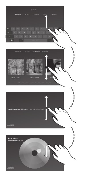 A&ntilde;adir la pista a sus favoritos en MoodWheel - Paso 1