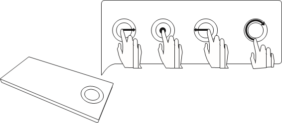 Uso de la rueda para regular el volumen