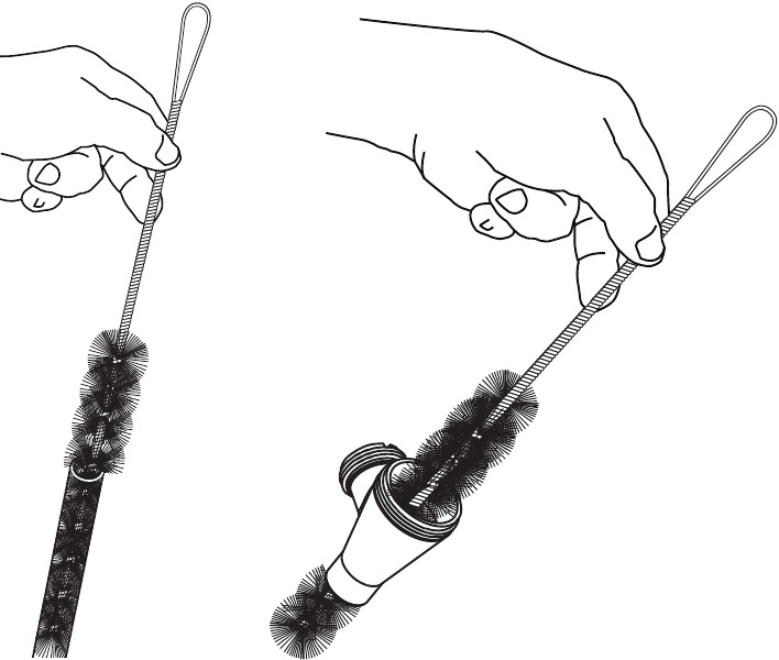 Limpieza del Grifo y del Tubo de Nivel - Paso 4