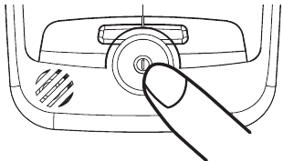 Tryk p&aring; POWER button for at t&aelig;nde monitoren