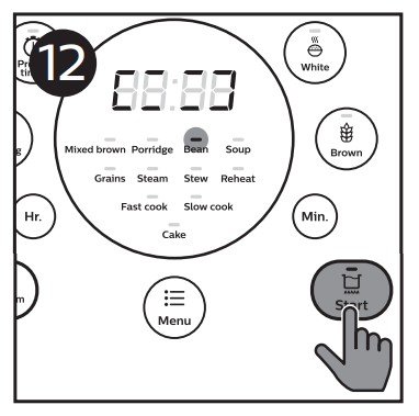 Loviya, Sho'rva, Dimlama, Sekin pishirish - 2-qadam