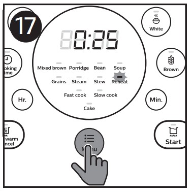 Qayta isitish - 3-qadam