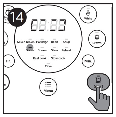 Taomlarni bug'lash - 2-qadam