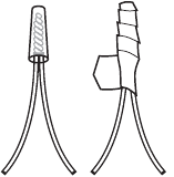 Fissaggio dei connettori a capocorda
