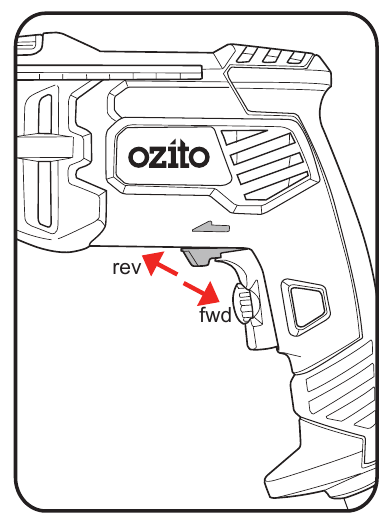  Рычаг переключения направления вращения 