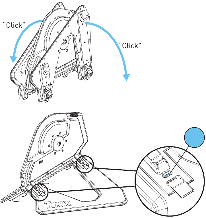 &Ouml;sszeszerel&eacute;s - 3. l&eacute;p&eacute;s - Helyezze az edzőg&eacute;pet egy fel&uuml;letre