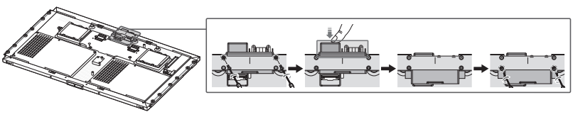 Arranging the upper docking port - Step 2