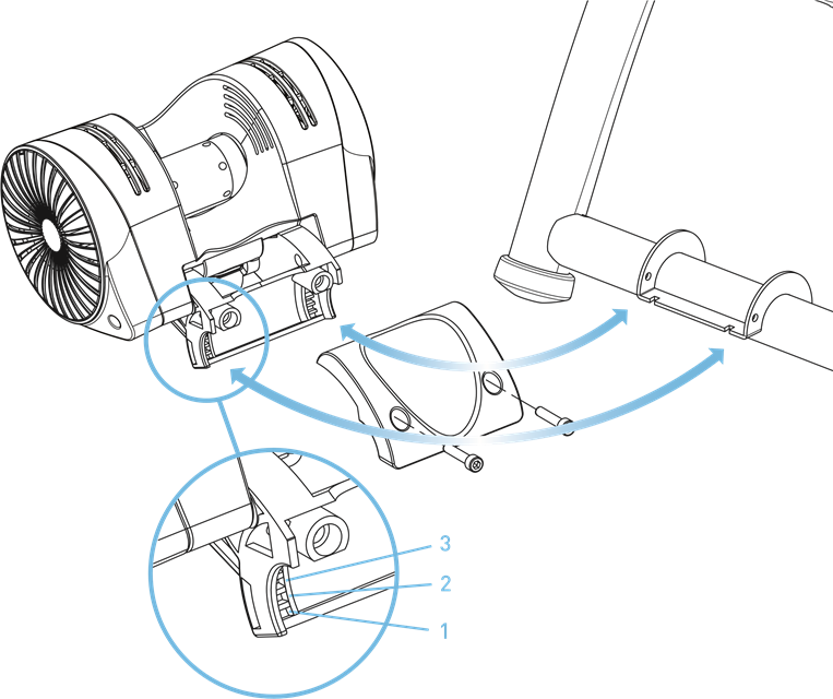 Vendoseni nj&euml;sin&euml; e rezistenc&euml;s n&euml; korniz&euml;, n&euml; pozicionin e duhur