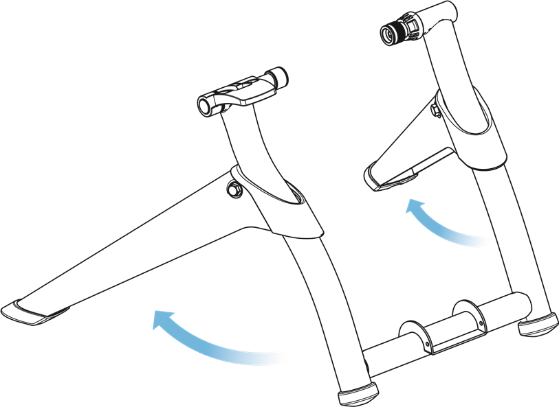 Hapni trajnerin dhe vendoseni n&euml; nj&euml; sip&euml;rfaqe t&euml; fort&euml; dhe t&euml; shesht&euml;