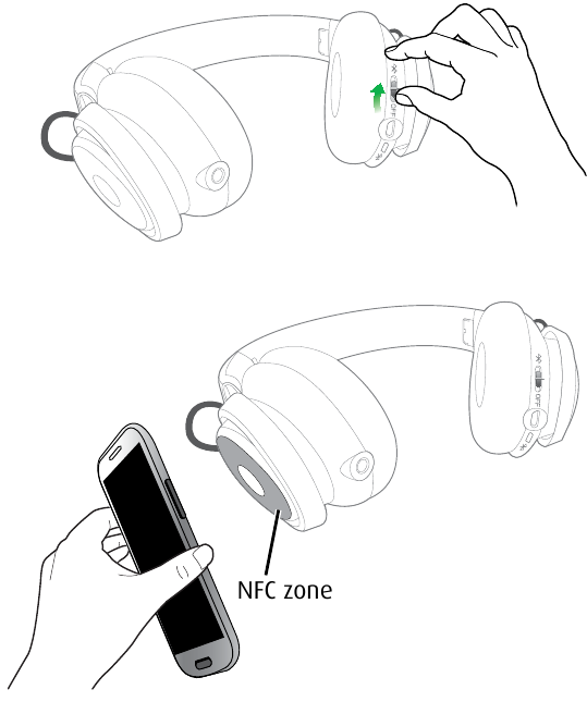 NFC құрылғысына қосылу