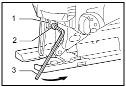 Zaagblad plaatsen of verwijderen