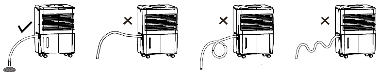 DRENAJE CONTINUO DEL CONDENSADO - Conexi&oacute;n de la manguera