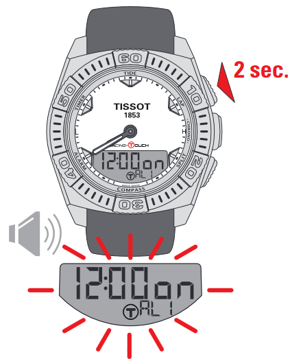 IMPOSTAZIONE - SVEGLIA - Passaggio 2