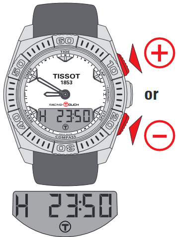 IMPOSTAZIONE > CALIBRAZIONE DELLA FUNZIONE MAREA - Passaggio 2