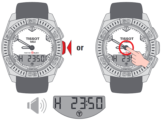 IMPOSTAZIONE > CALIBRAZIONE DELLA FUNZIONE MAREA - Passaggio 3