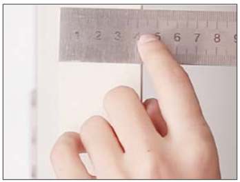 Installeer de deurspion - Stap 1