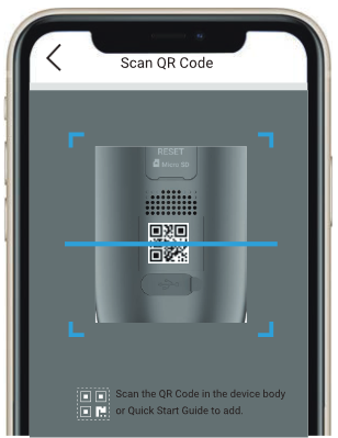 Adicionar c&acirc;mara &agrave; EZVIZ - Passo 2