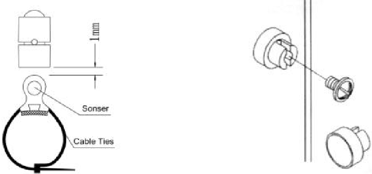 Fijaci&oacute;n del sensor e im&aacute;n del veloc&iacute;metro