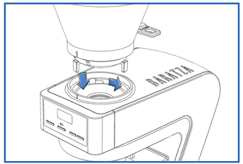 СНЯТИЕ КОНТЕЙНЕРА ДЛЯ ЗЕРЕН